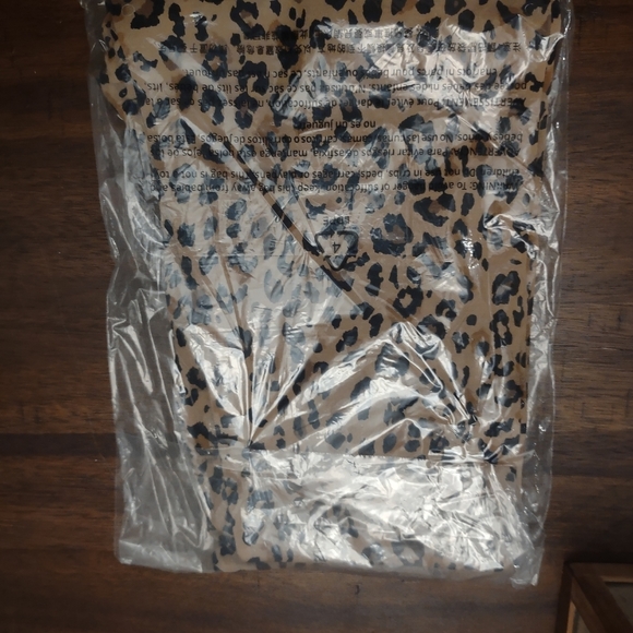 NWT J Crew leopard cropped leggings XL - Picture 4 of 5